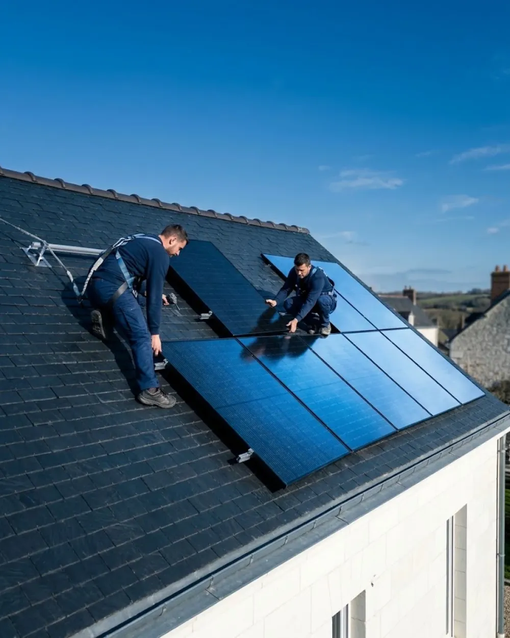 Panneaux solaires installés par NEOCOM en Maine-et-Loire